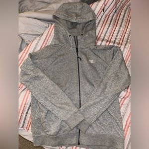 Gray Nike Zip up hoodie
